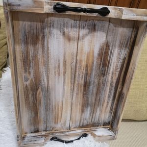 All-purpose wooden tray